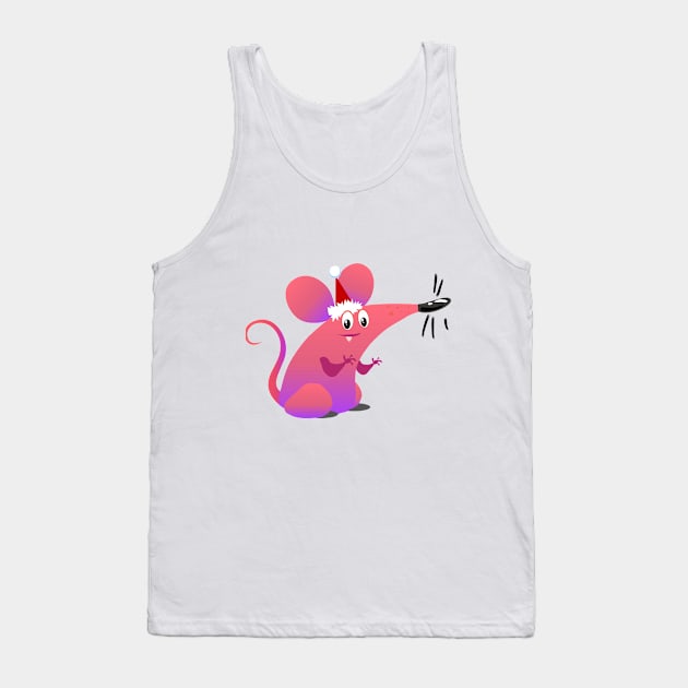 Pinky funny mouse Tank Top by monika27